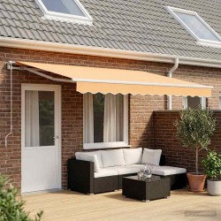 Toile de rechange pour auvent Sable 4,5 × 3 m Polyester 636083636083