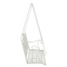 Banc Balançoire Acier 115 x 61 x 63 cm Blanc antique 636088636088