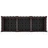 Jardinière avec Roues Marron 120 x 40 x 29 cm PP 636095636095