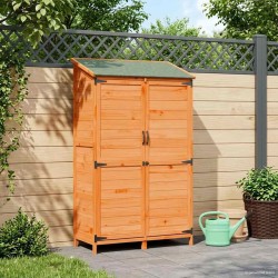 Abri de jardin Marron 106,5 x 56 x 176 cm Bois de Sapin Massif 636104636104