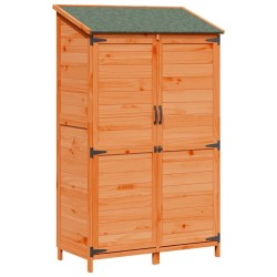 Abri de jardin Marron 106,5 x 56 x 176 cm Bois de Sapin Massif 636104636104