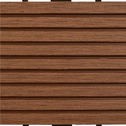 Carreau de terrasse 22 pcs Marron 30 x 30 cm WPC 636109636109