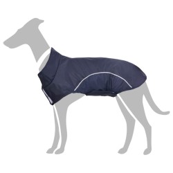 Imperméable pour chien avec bandes réfléchissantes polyester bleu marine taille XS 636133636133