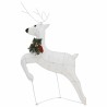 Décoration de Noël Renne et traîneau 60 LED extérieur Blanc 636138636138