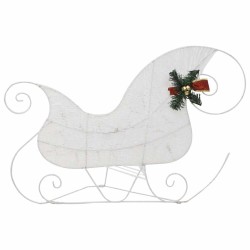 Décoration de Noël Renne et traîneau 60 LED extérieur Blanc 636138636138