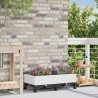 Jardinière avec Roues Blanc 80 x 40 x 33 cm PP 636140636140