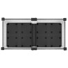 Jardinière avec Roues Blanc 80 x 40 x 33 cm PP 636140636140