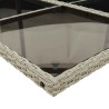 Ensemble à manger de jardin 11pcs avec coussins gris poly rotin 636143636143