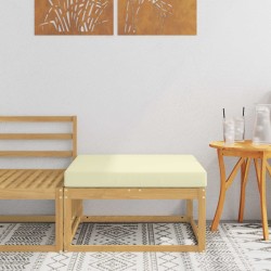 Pouf d'Extérieur Polyester Blanc 636148636148