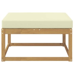 Pouf d'Extérieur Polyester Blanc 636148636148