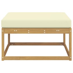 Pouf d'Extérieur Polyester Blanc 636148636148
