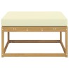 Pouf d'Extérieur Polyester Blanc 636148636148