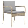 Ensemble de jardin avec coussin acier 636150636150