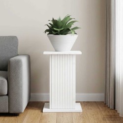 Support de Plante Blanc 30,5 x 30 x 43 cm Bois d'ingénierie 636154636154
