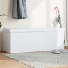 Banc de rangement pliable blanc PVC 636156636156