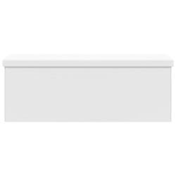 Banc de rangement pliable blanc PVC 636156636156