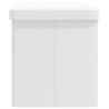 Banc de rangement pliable blanc PVC 636156636156