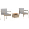 Ensemble de jardin avec coussin acier 636158636158