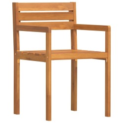 Ensemble de salle à manger de jardin 3 pcs en bois massif d'acacia 636166636166