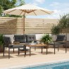 Ensemble de meubles d'extérieur 4 pcs Gris foncé polyrotin 636168636168