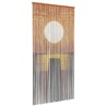 Rideau de porte anti-insectes multicolore 200 x 100 cm Bambou 636171636171
