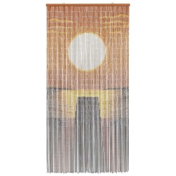 Rideau de porte anti-insectes multicolore 200 x 100 cm Bambou 636171636171