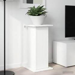 Support de Plante Blanc 30,5 x 30 x 60,5 cm Bois d'ingénierie 636172636172