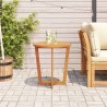 Table d'appoint de jardin ronde Ø70x75 cm en bois massif d'acacia 636177636177