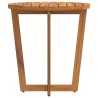 Table d'appoint de jardin ronde Ø70x75 cm en bois massif d'acacia 636177636177