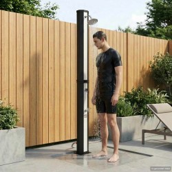Douche solaire avec pommeau de douche et robinet 40 l 636179636179