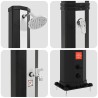 Douche solaire avec pommeau de douche et robinet 40 l 636179636179