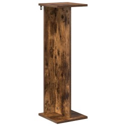 Support de Plante 2 pcs Chêne Fumé 25 x 25,5 x 80,5 cm 636184636184