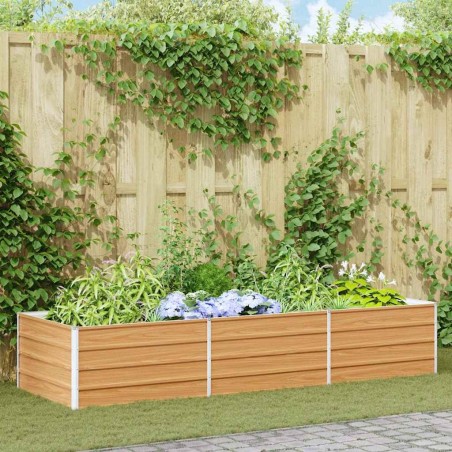 Jardinière surélevée Marron Clair 240 x 80 x 45 cm 636187636187