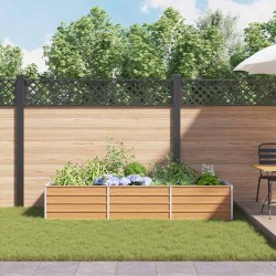 Jardinière surélevée Marron Clair 240 x 80 x 45 cm 636187636187