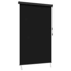 Store enrouleur Noir 60 x 250 cm Tissu et Aluminium 636190636190