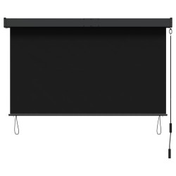Store enrouleur Noir 60 x 250 cm Tissu et Aluminium 636190636190