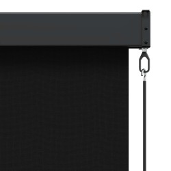 Store enrouleur Noir 60 x 250 cm Tissu et Aluminium 636190636190