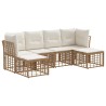 Ensemble de canapés d'extérieur Naturel Polyester 636197636197