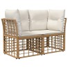 Ensemble de canapés d'extérieur Naturel Polyester 636197636197