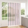 Rideau anti-insectes en chenille Gris Argent et Rose 636206636206