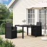 Chaises de jardin salle à manger 2 pcs Anthracite PP 636217636217