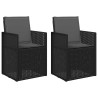 Chaises de jardin salle à manger 2 pcs Anthracite PP 636217636217