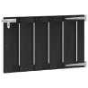 Porte de Jardin 100 x 60 cm WPC et Aluminium Noir 636225636225