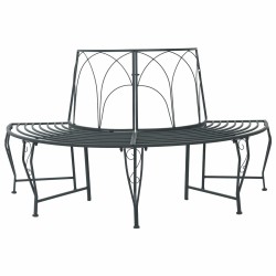 Banc d'Arbre 4-Nombre de places 160 x 80 x 89 cm Acier 636231636231