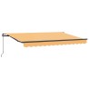 Auvent rétractable Sable 400 × 300 cm Polyester et Aluminium 636238636238