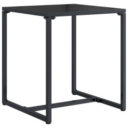 Ensemble de canapé de jardin 3 pcs Noir et anthracite Acier 636239636239