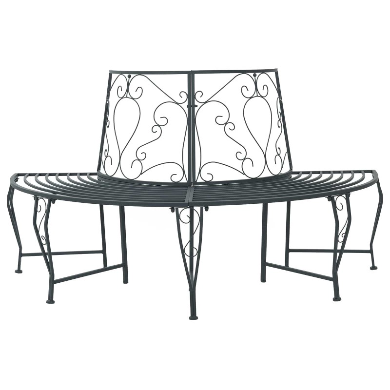 Banc d'Arbre 4-Nombre de places 160 x 80 x 89 cm Acier 636245636245