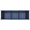 Jardinière avec Roues Gris Bleu 120 x 40 x 48 cm PP 636255636255