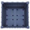 Jardinière avec Roues Gris Bleu 40 x 40 x 48 cm PP 636256636256