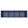 Jardinière avec Roues Gris Bleu 160 x 40 x 48 cm PP 636257636257